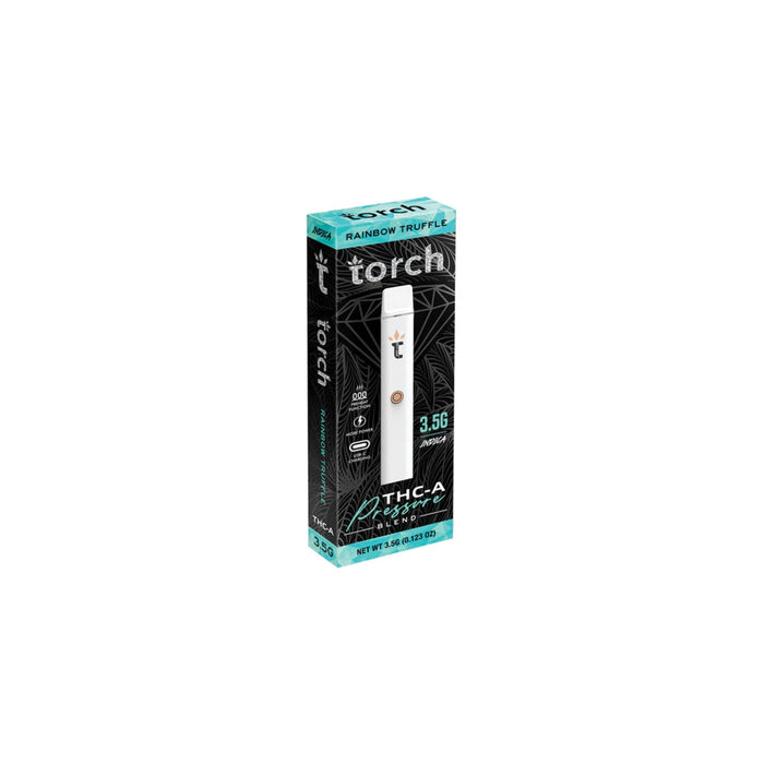 Torch Hemp THCA Pressure Blend Disposable Vape 3.5g Rainbow Truffle (Indica)