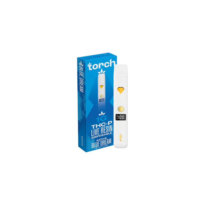 Torch Hemp THCP Live Resin Disposable Vape 1g Blue Dream (Sativa)