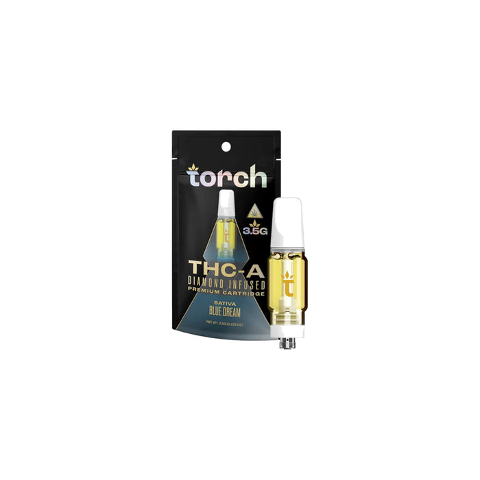 Torch T5 Anniversary THCA Diamond Infused Cartridge 3.5g Blue Dream