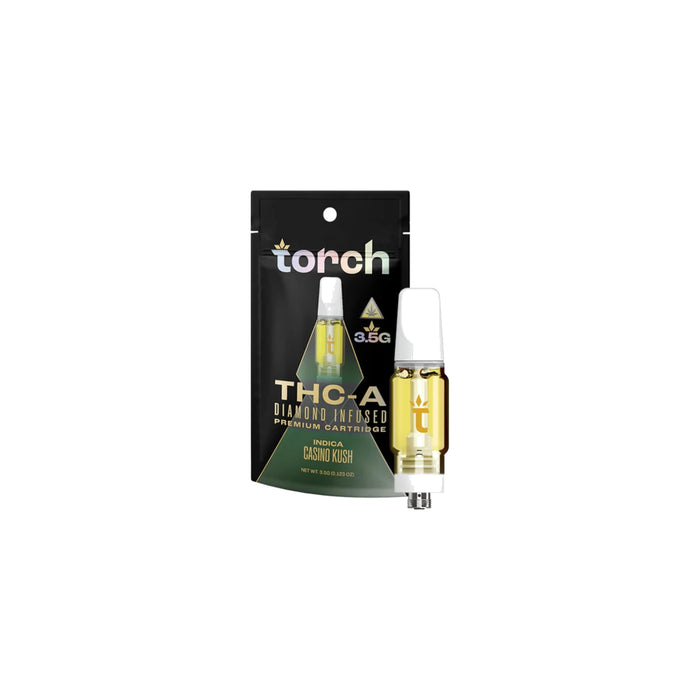Torch T5 Anniversary THCA Diamond Infused Cartridge 3.5g Casino Kush