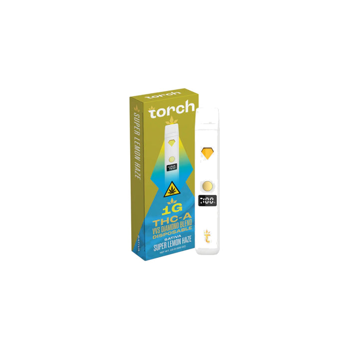 Torch THCA VVS Diamond Blend Disposable Vape 1g Super Lemon Haze