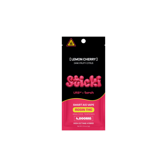 Torch x URB Sticki Rosin Disposable 4g Lemon Cherry