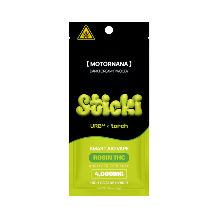 Torch x URB Sticki Rosin Disposable 4g Motörnana