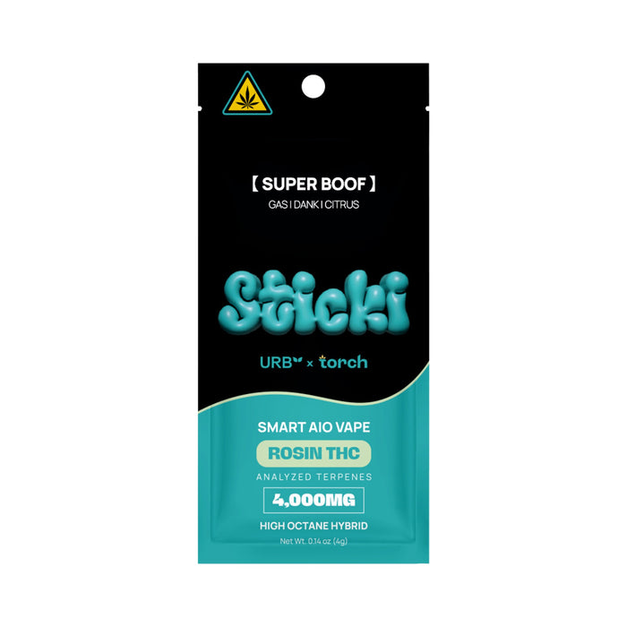 Torch x URB Sticki Rosin Disposable 4g Super Boof