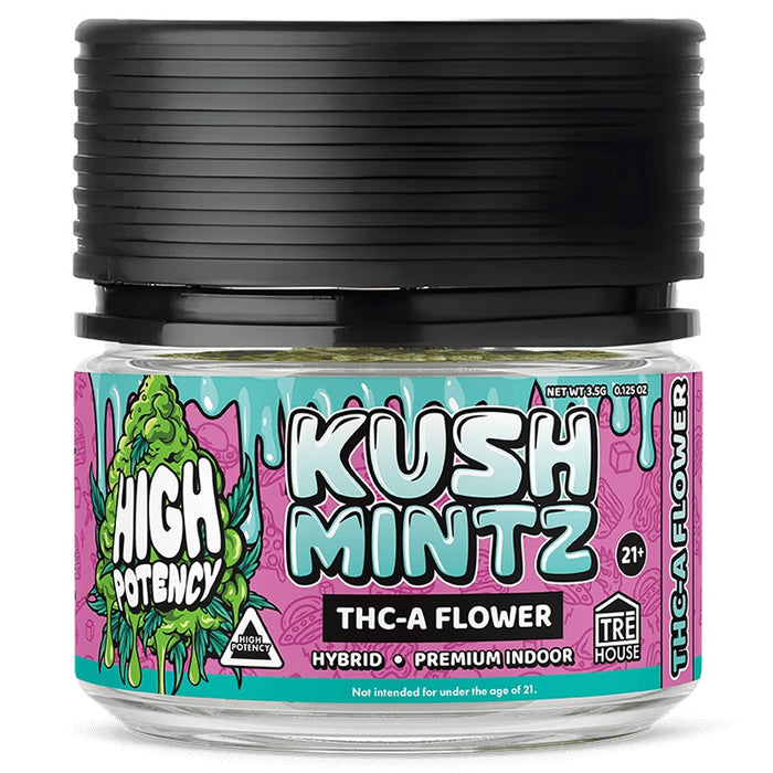 TRĒ House Kush Mintz THCA Flower (3.5g)