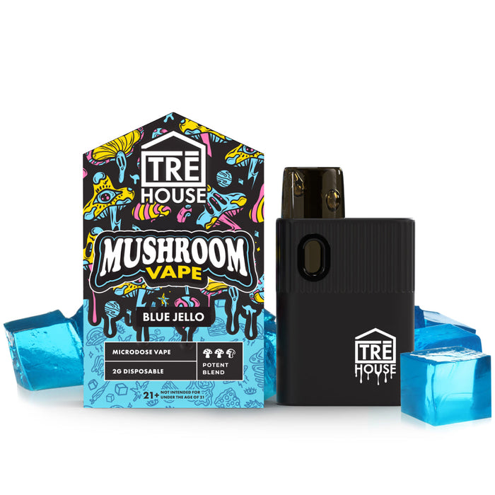 TRĒ House Blue Jello Microdose Mushroom Vape Pen (2g)