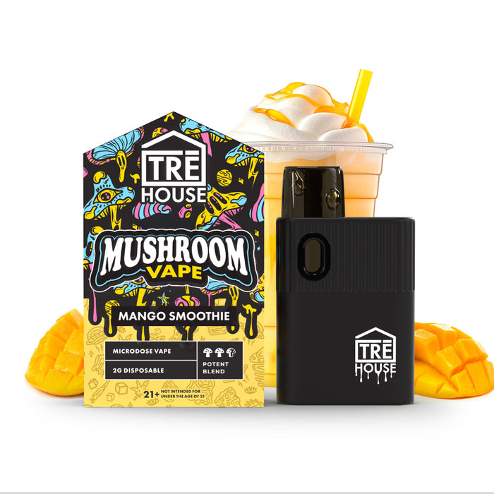 TRĒ House Mango Smoothie Microdose Mushroom Vape Pen (2g)