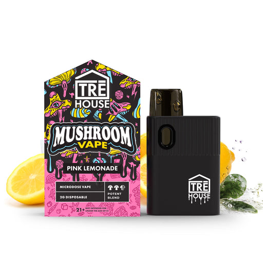 TRĒ House Pink Lemonade Microdose Mushroom Vape Pen (2g)