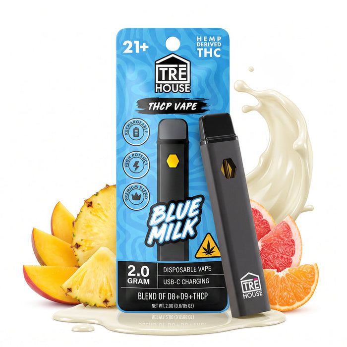 TRĒ House Blue Milk THC-P Vape Pen (2g)