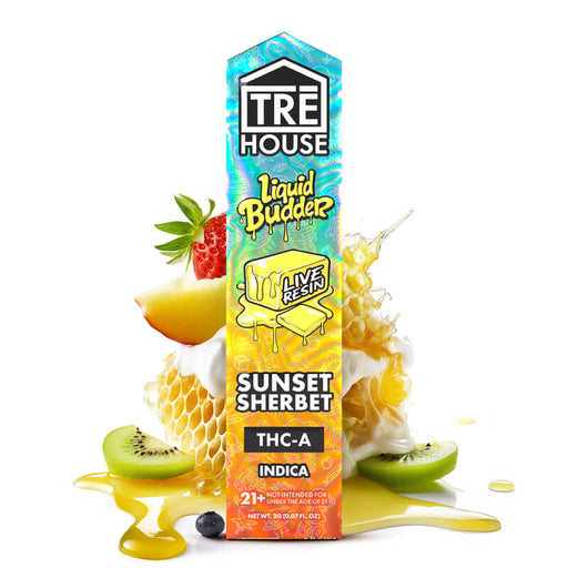 TRĒ House Sunset Sherbet Live Resin Liquid Budder THC-A Vape Pen (2g)