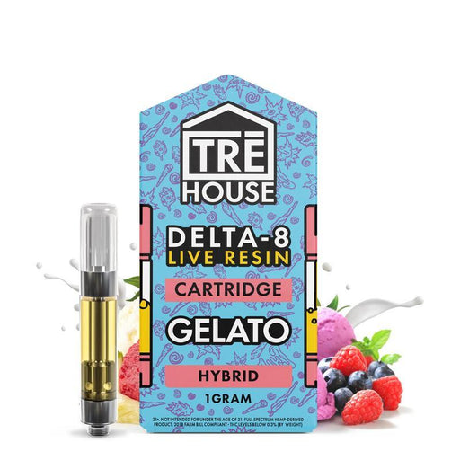 TRĒ House Gelato Live Resin Delta 8 Cartridge (1g)