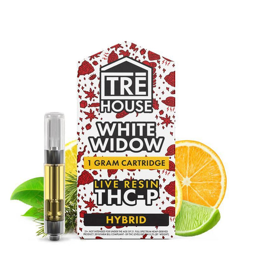TRĒ House White Widow Live Resin THC-P Cartridge (1g)