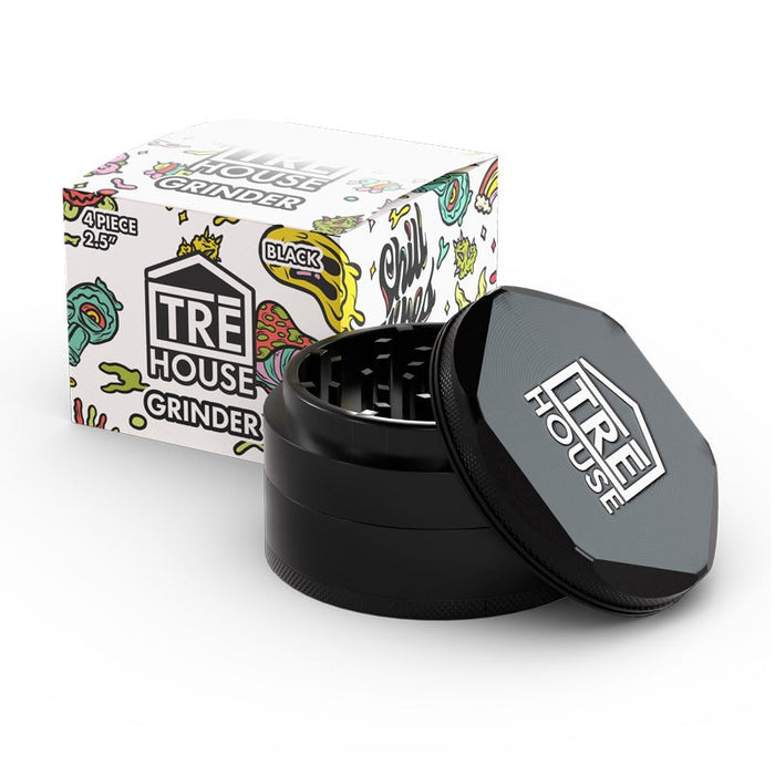TRĒ House 4-Piece Aluminum Herb Grinder