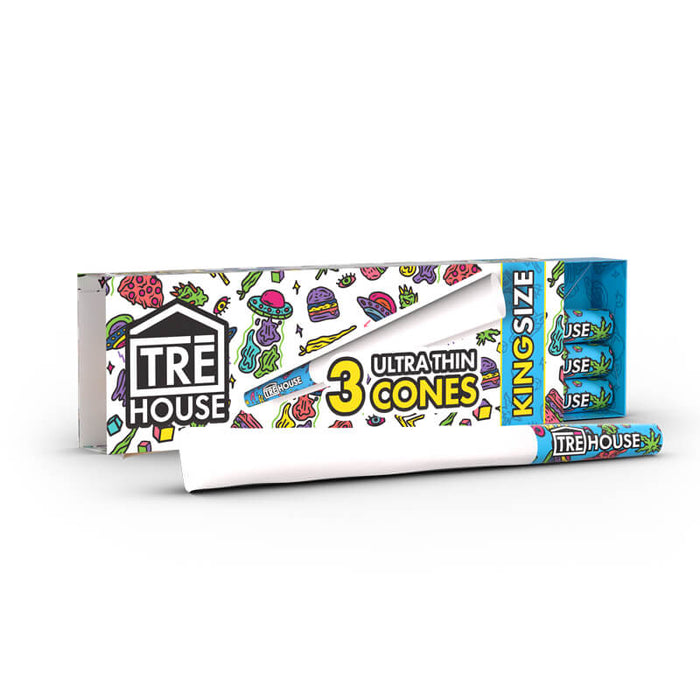 TRĒ House Preroll Cones King Size Slim (12 Count)