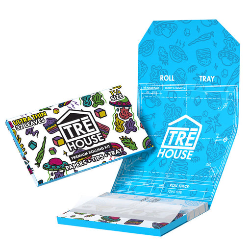 TRĒ House Rolling Kit 1¼" (32 Papers + 32 Tips)