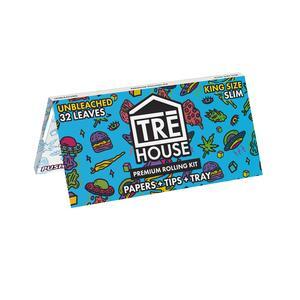 TRĒ House Rolling Kit King Size Slim (32 Papers + 32 Tips)