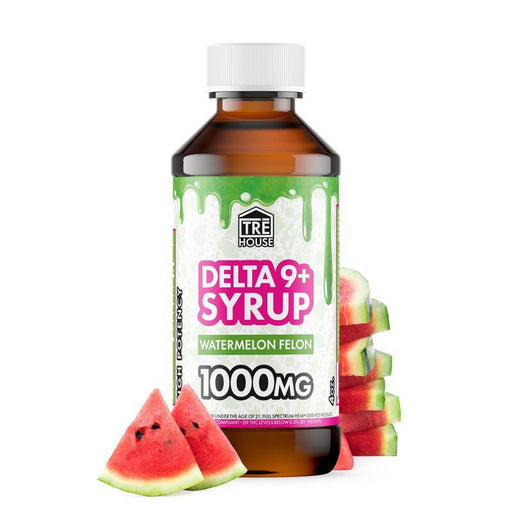 TRĒ House Watermelon Felon Delta 9 Syrup 1000mg (4 oz)