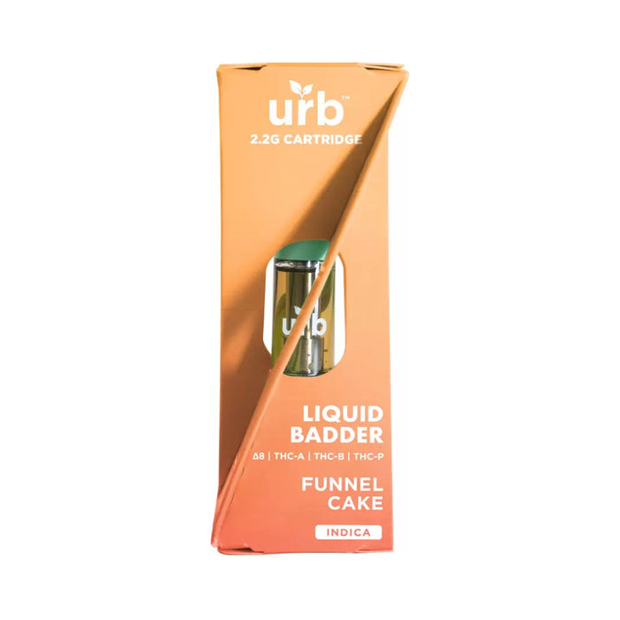 Urb Liquid Badder THCA and THCP Cartridge 2.2mL Funnel Cake