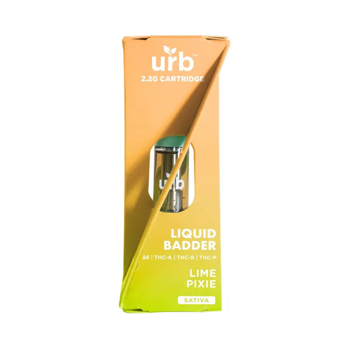 Urb Liquid Badder THCA and THCP Cartridge 2.2mL Lime Pixie
