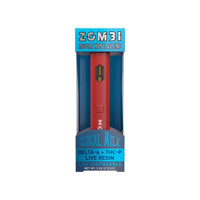 Zombi Resin THCP and Delta 6 THC Disposable Vape Pen 3.5g Cereal Milk
