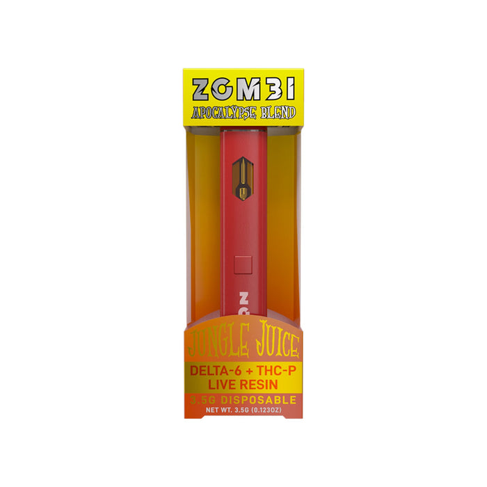 Zombi Resin THCP and Delta 6 THC Disposable Vape Pen 3.5g Jungle Juice