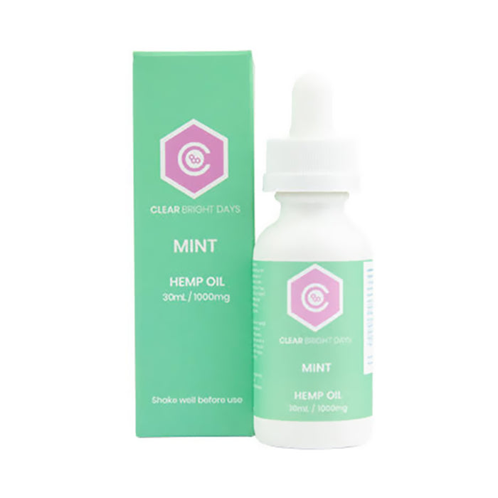 Clear Bright Days - CBD Tincture - Mint - 1000mg