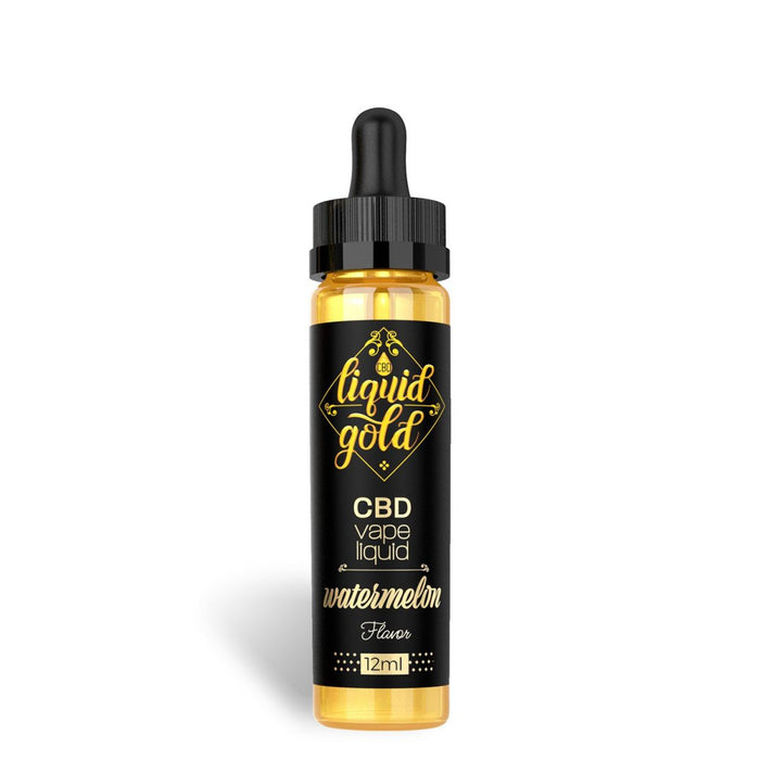 Liquid Gold CBD - Delta 8 Vape - Watermelon Vape Liquid - 500mg - Bottle
