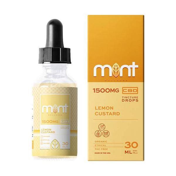 Mint Wellness - CBD Tincture - Lemon Custard - 1500mg