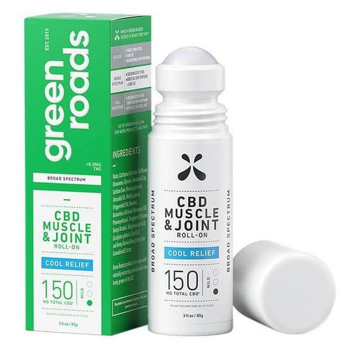 Green Roads - CBD Topical - Cooling Relief Muscle & Joint Roll-On 150mg-750mg