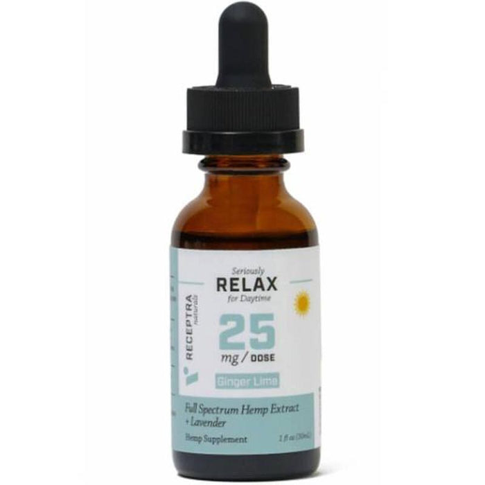 Receptra Naturals - CBD Tincture - Full Spectrum RELAX + Lavender - 25mg/1ml