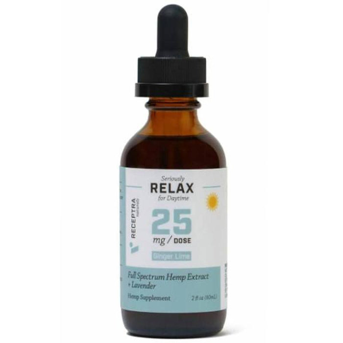 Receptra Naturals - CBD Tincture - Full Spectrum RELAX + Lavender - 25mg/1ml