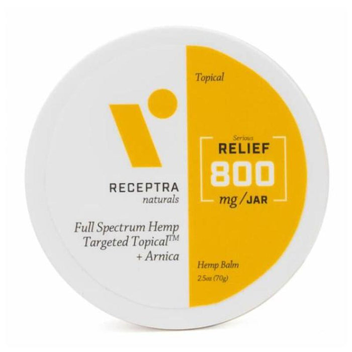 Receptra Naturals - CBD Topical - Full Spectrum Balm + Arnica - 400mg-800mg