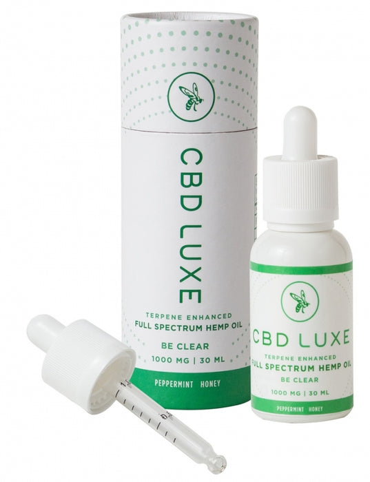 CBD Luxe - CBD Tincture - BE CLEAR - 1000mg