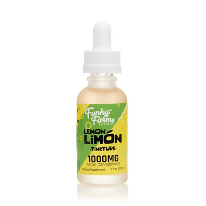 Funky Farms - CBD Tincture - Lemon Limon - 250mg-2000mg