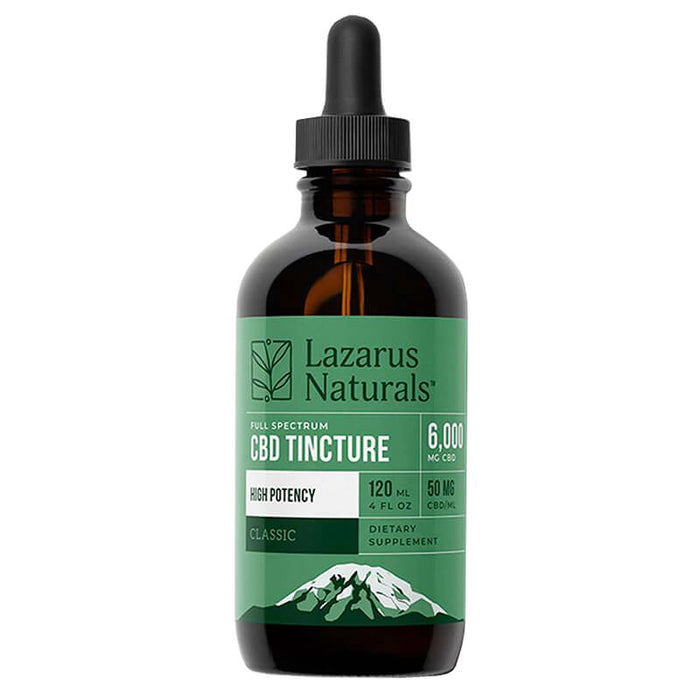 Lazarus Naturals - CBD Tincture - Full Spectrum Classic - 6000mg