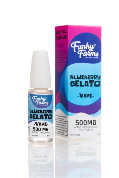 Funky Farms - CBD Vape - Blueberry Gelato - 250mg-1500mg