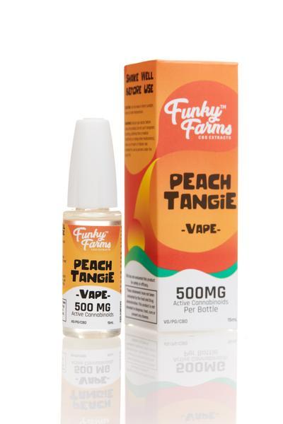 Funky Farms - CBD Vape - Peach Tangie - 250mg-1500mg