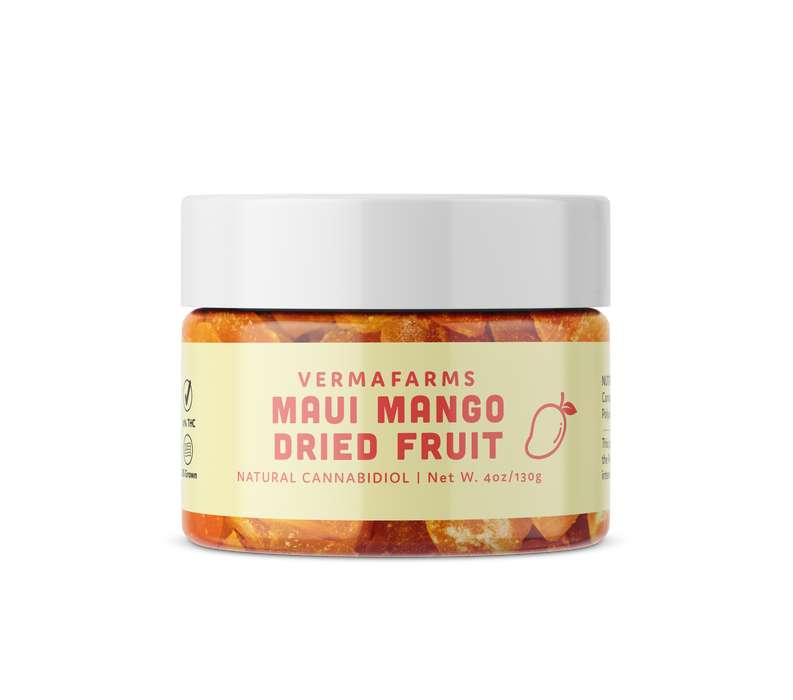 Verma Farms - CBD Edible - Maui Mango CBD Infused Dried Fruit - 250mg