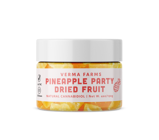 Verma Farms - CBD Edible - Pineapple Party CBD Infused Dried Fruit - 250mg
