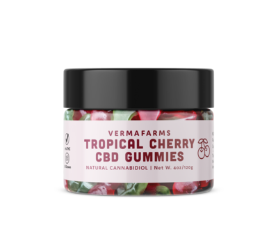 Verma Farms - CBD Edible - Tropical Cherry Gummies - 250mg