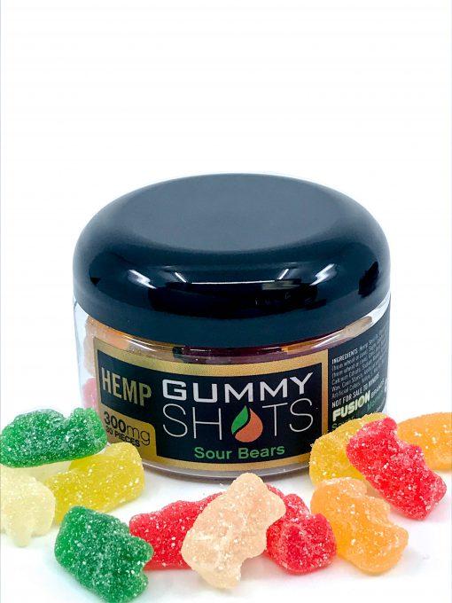 CBD Fusion - CBD Edible - Sour Bears Gummies - 300mg