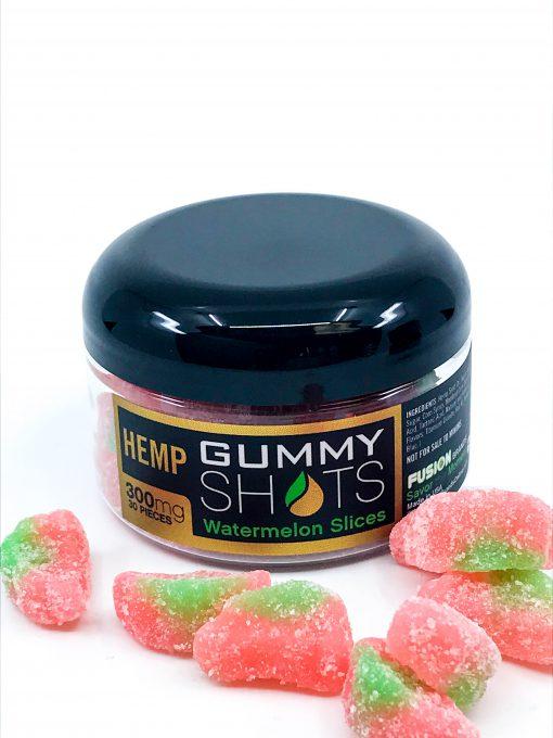 CBD Fusion - CBD Edible - Watermelon Slices Gummies - 300mg