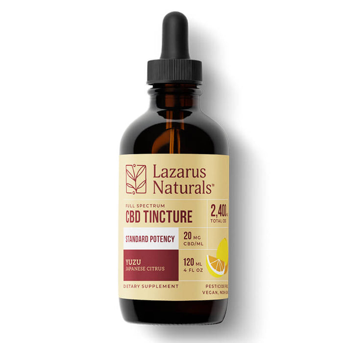 Lazarus Naturals - CBD Tincture - YUZU Series Full Spectrum Oil - 2400mg