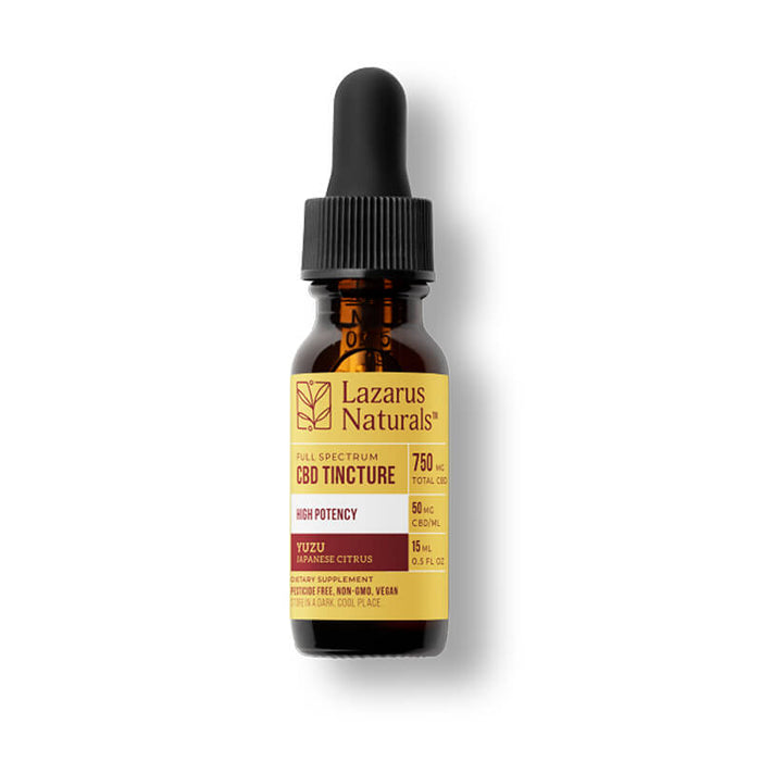 Lazarus Naturals - CBD Tincture - YUZU Series Full Spectrum Oil - 750mg