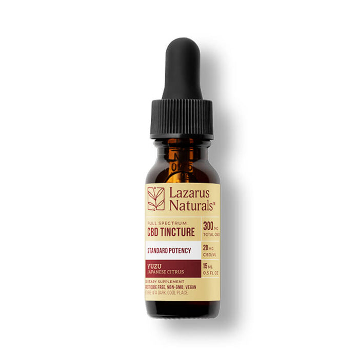 Lazarus Naturals - CBD Tincture - YUZU Series Full Spectrum Oil - 300mg