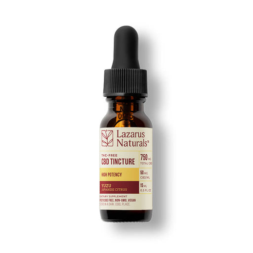 Lazarus Naturals - CBD Tincture - YUZU Series High Potency Isolate Oil - 750mg