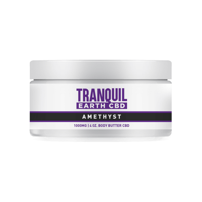 Tranquil Earth CBD - CBD Topical - Amethyst CBD Body Butter - 1000mg