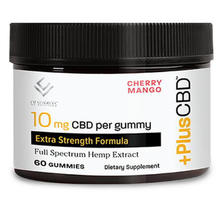 PlusCBD Oil - CBD Edible - Cherry Mango Gummies - 10mg