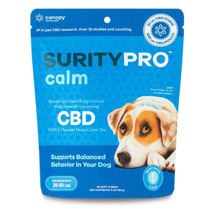 SurityPRO - CBD Pet Treats - Calm Soft Chews - 22mg - Medium Breeds