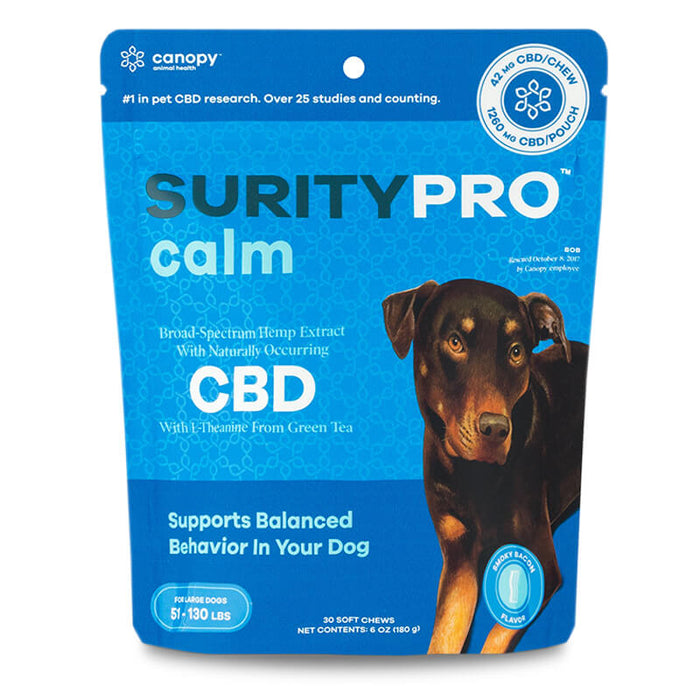 SurityPRO - CBD Pet Treats - Calm Soft Chews - 42mg - Large Breeds